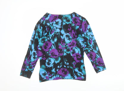 Precis Petite Women’s Multicoloured Floral Jersey Blouse XS
