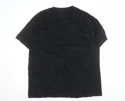 Uniqlo UT Museum of Fine Arts Hokusai Black Men's T-Shirt Size L
