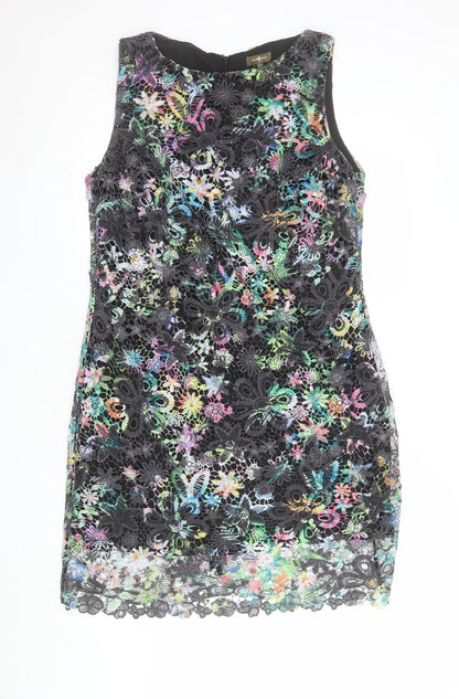 Surpana Women’s Multicoloured Lace Sheath Party Dress Size 2XL