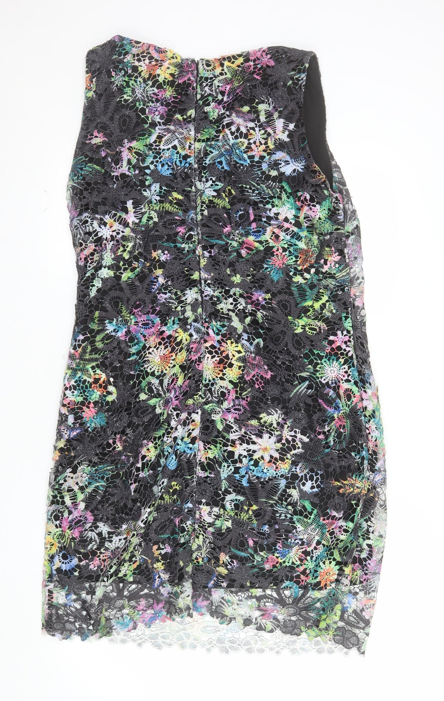 Surpana Women’s Multicoloured Lace Sheath Party Dress Size 2XL