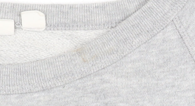 GAP Women Grey Logo Rainbow Pullover Sweatshirt M