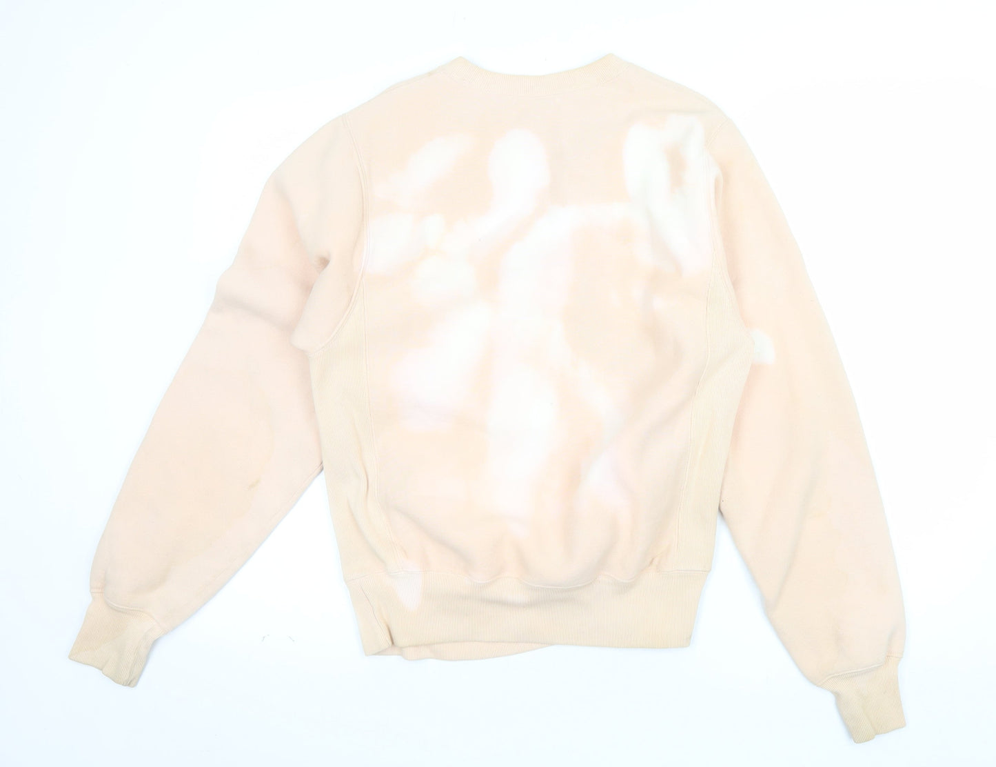 Champion Men Beige XS Reverse Weave Pullover Sweatshirt