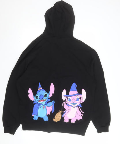 Disney ASOS Men’s Black Stitch Halloween Pullover Hoodie Size L