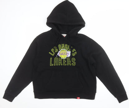 Sportiqe Men's Black Los Angeles Lakers Pullover Hoodie M