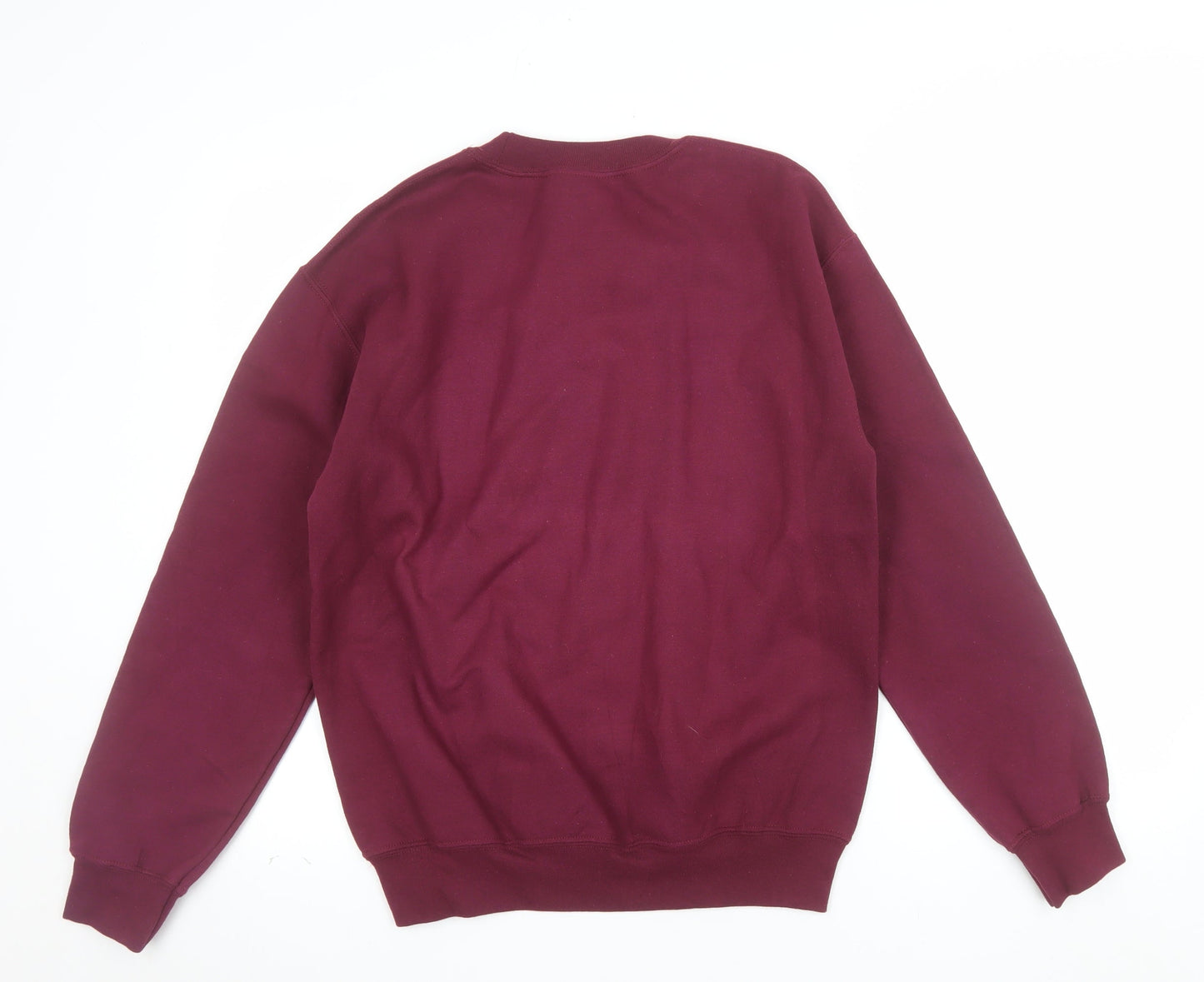 Gildan Men's Red Graphic Print Pullover Sweatshirt Small