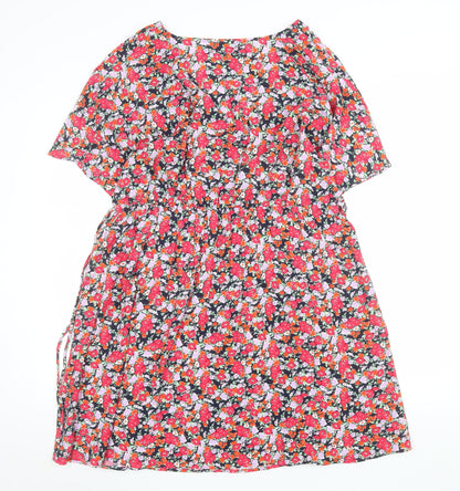 Marks and Spencer Womens Multicoloured Floral Size 20 Wrap Dress