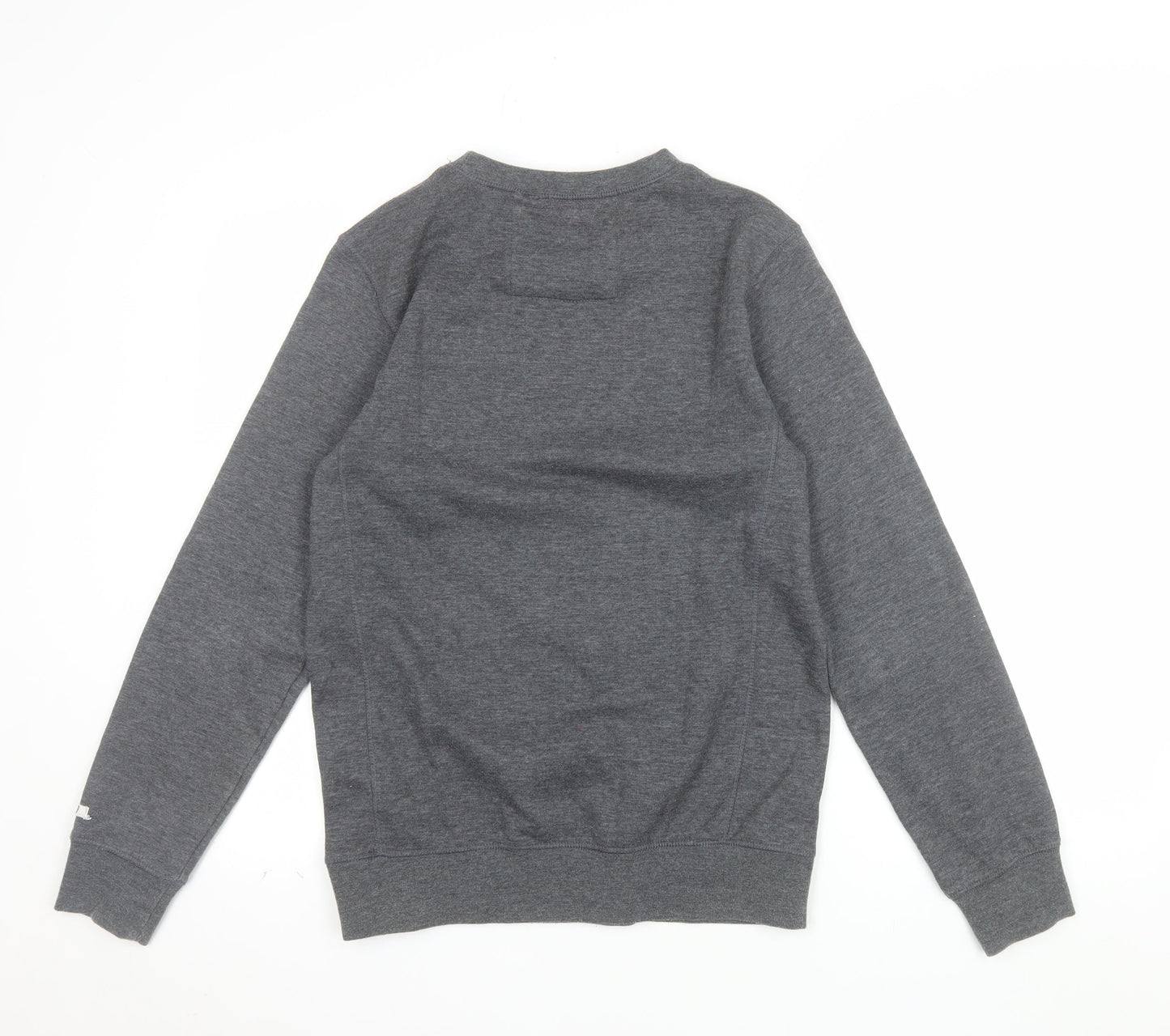 FCT07 Guys Crew Mens Grey XS Pullover Sweatshirt Graphic Print