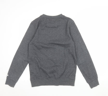 FCT07 Guys Crew Mens Grey XS Pullover Sweatshirt Graphic Print
