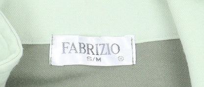 Fabrizio Men's Green Full Zip Sweatshirt S Lightweight