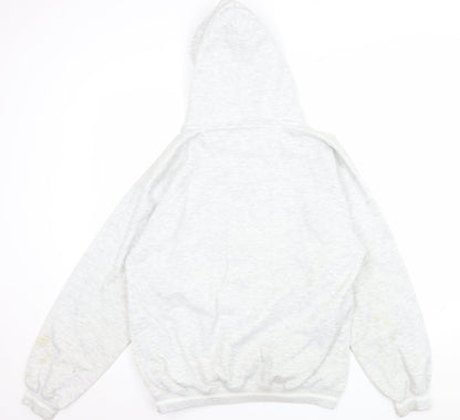 Gear For Sports Men’s Grey Henley Hoodie Medium University Graphic