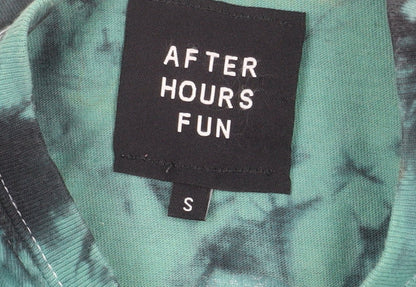 After Hours Fun Men's Green Tie Dye Aloha Vibes T-Shirt Size S