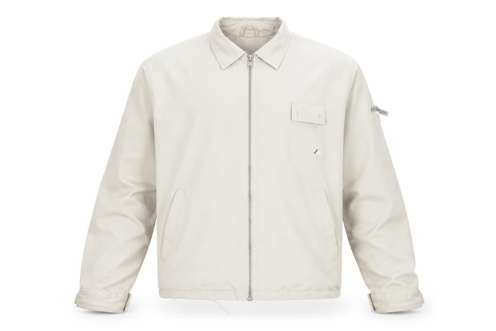 Scott & Fox Men's Beige Full Zip Polyester Jacket L