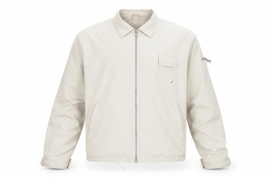 Scott & Fox Men's Beige Full Zip Polyester Jacket L