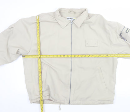 Scott & Fox Men's Beige Full Zip Polyester Jacket L