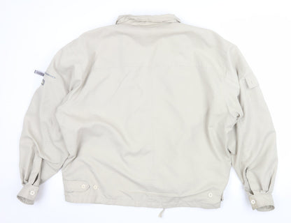 Scott & Fox Men's Beige Full Zip Polyester Jacket L