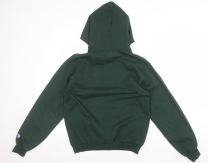 Champion Men's Green Pullover Hoodie S University of Baltimore Logo
