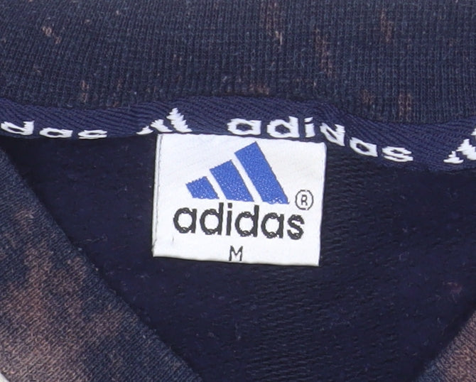 Adidas Men's Multicoloured V-Neck Retro Pullover Sweatshirt M