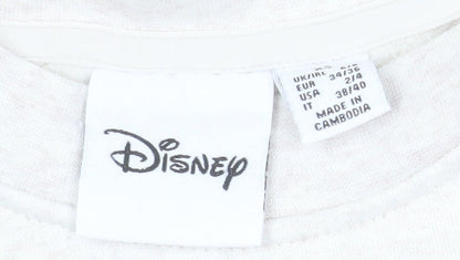 Disney Women Beige Winnie The Pooh Sweatshirt Size 8 Regular Fit