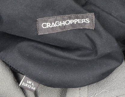 Craghoppers Men's Black Waterproof Hooded Rain Jacket L