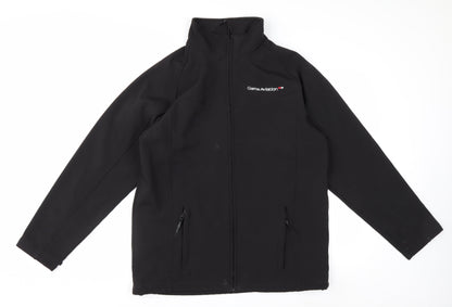 Regatta Men’s Black Softshell Jacket L Water Resistant Outdoor Coat