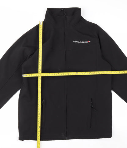 Regatta Men’s Black Softshell Jacket L Water Resistant Outdoor Coat