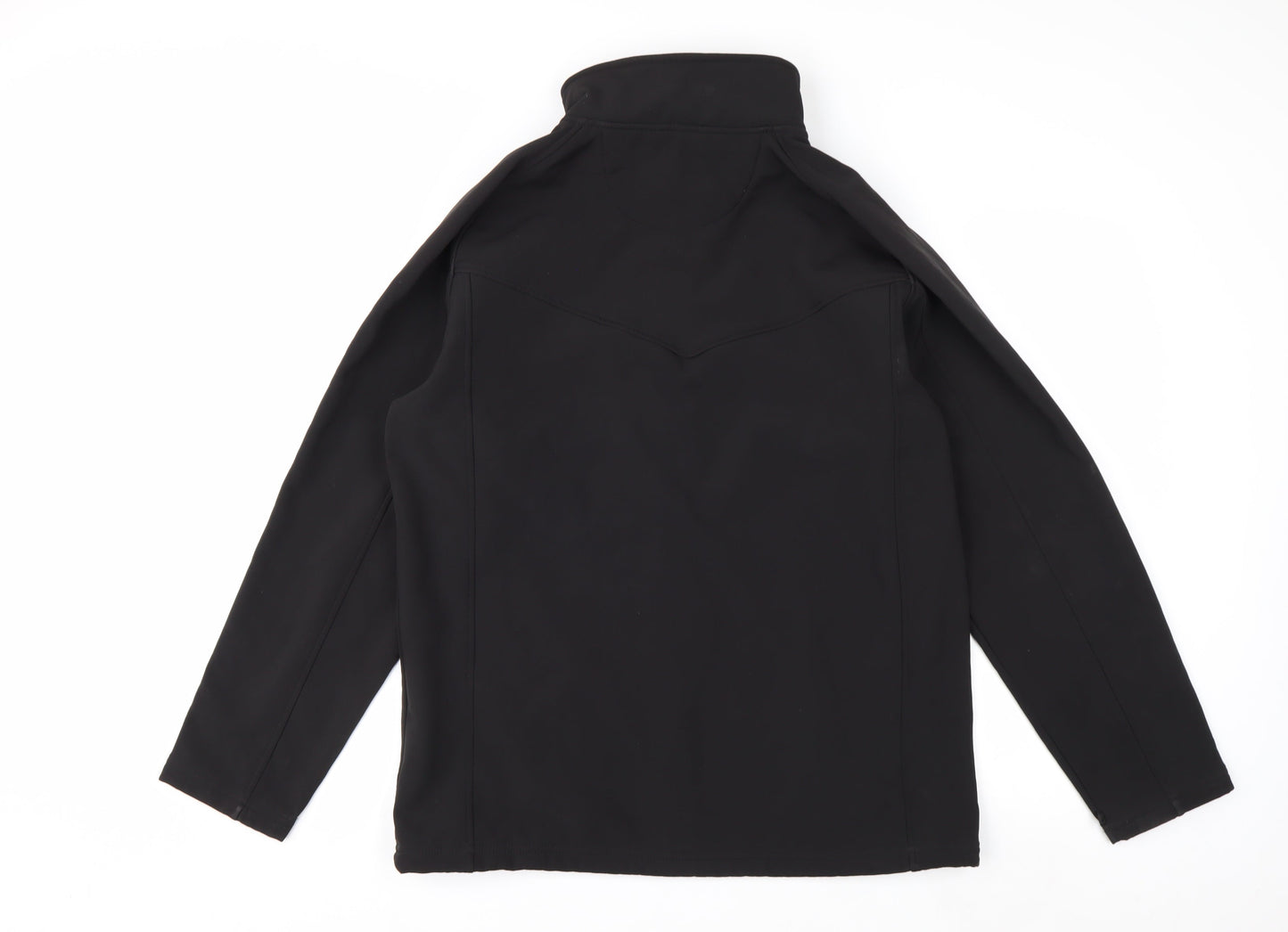 Regatta Men’s Black Softshell Jacket L Water Resistant Outdoor Coat