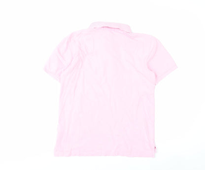 Ralph Lauren Girls Pink Polo Shirt Medium (10-12 Years) 100% Cotton