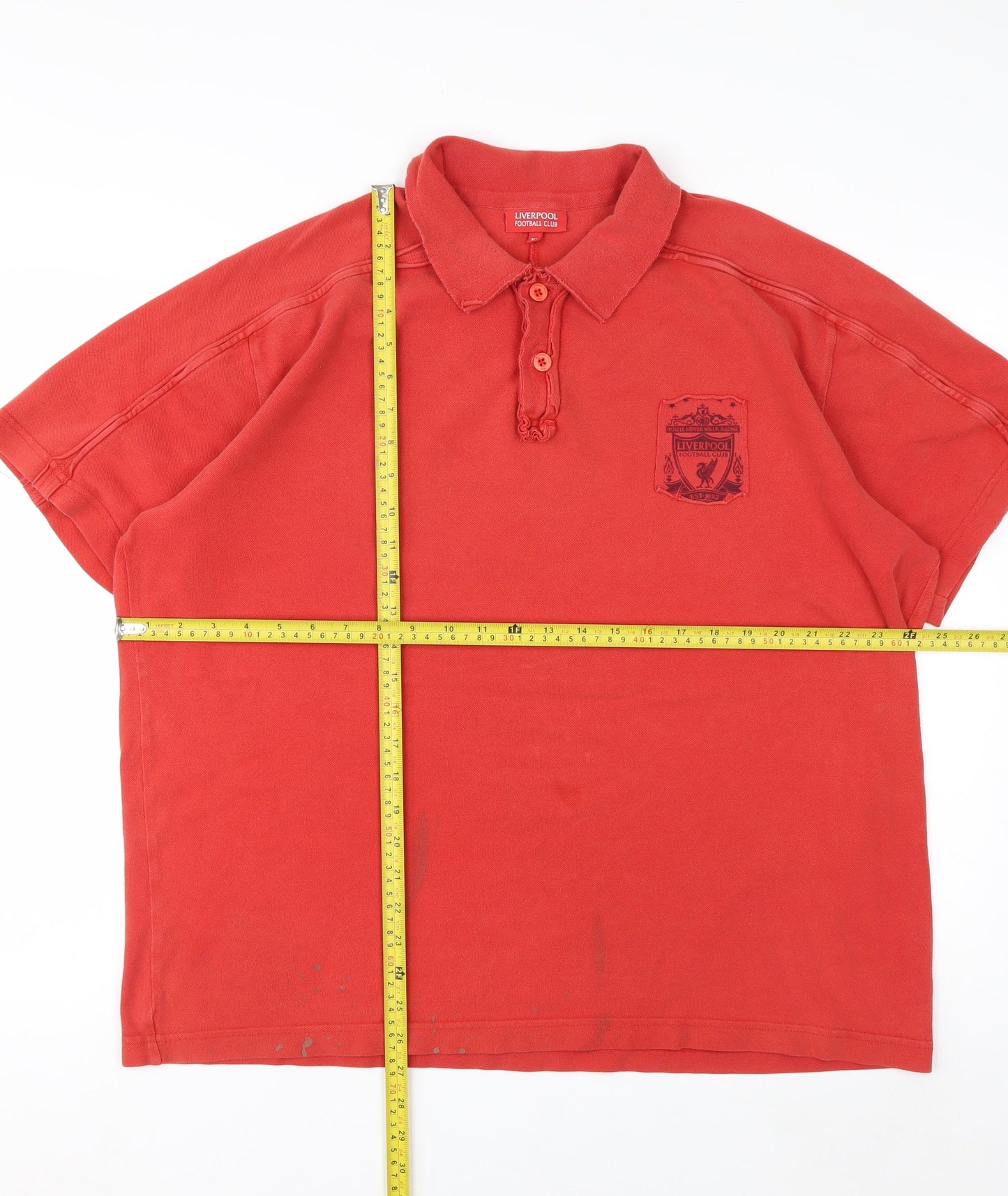 Liverpool FC Red Men's XL Cotton Polo Shirt