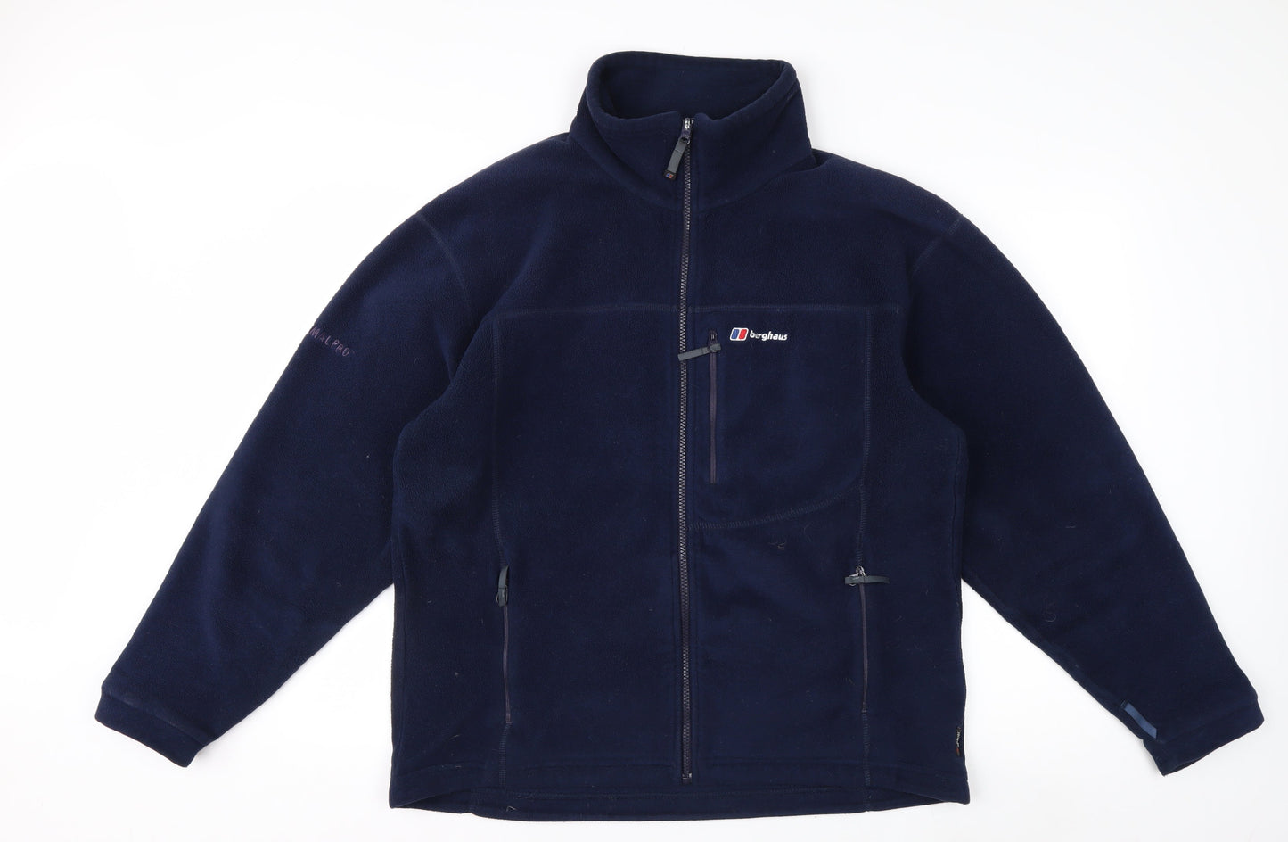 Berghaus Men's Blue Fleece Full Zip Outdoor Jacket Size M