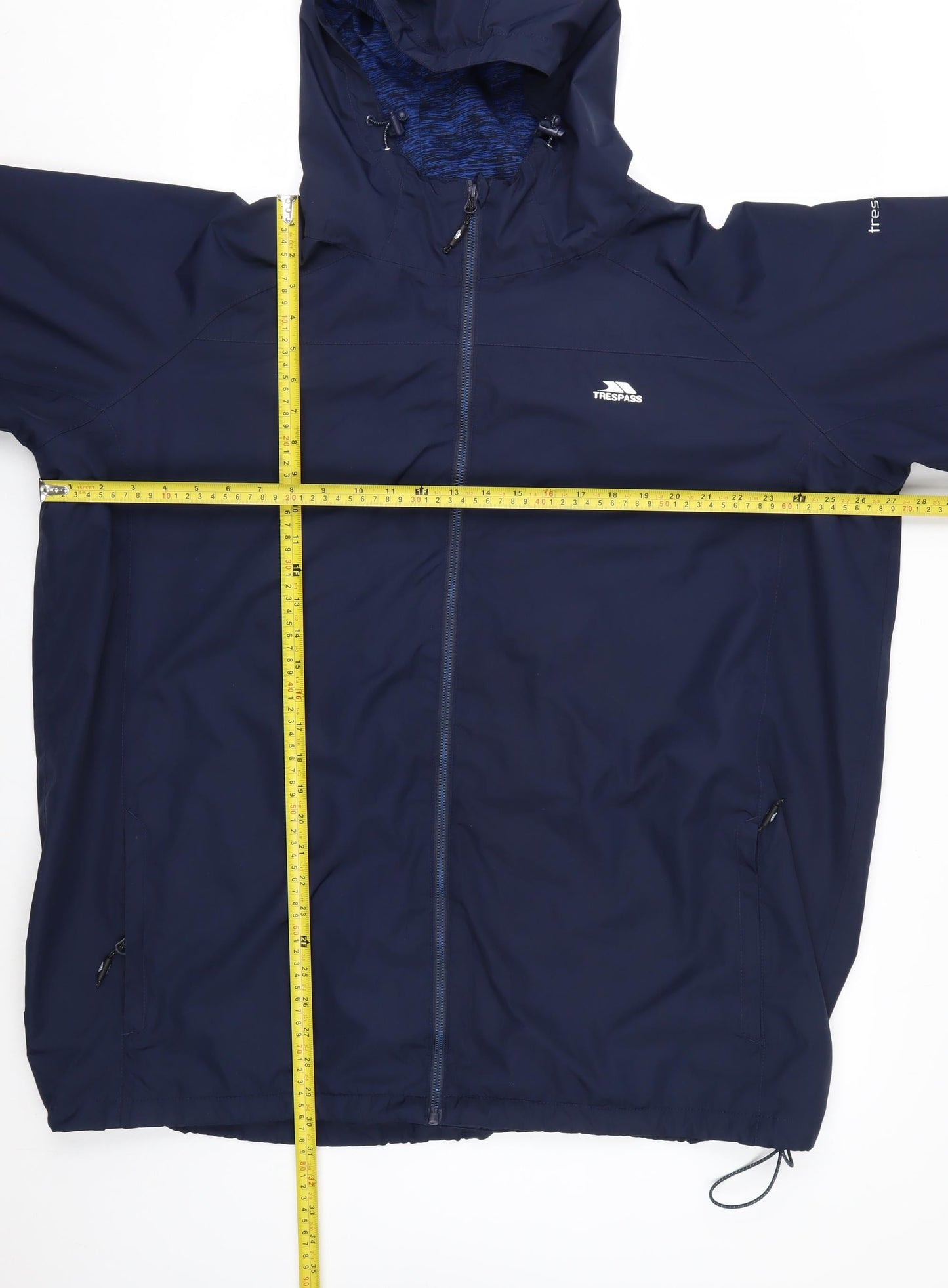 Trespass Men's Blue 3XL Waterproof Windproof Hooded Jacket