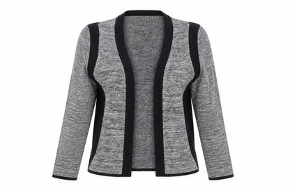 H&M Women’s Grey Long Sleeve Open Front Knit Cardigan Size 12