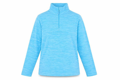 Mountain Warehouse Women's Blue 1/2 Zip Fleece Pullover UK 12