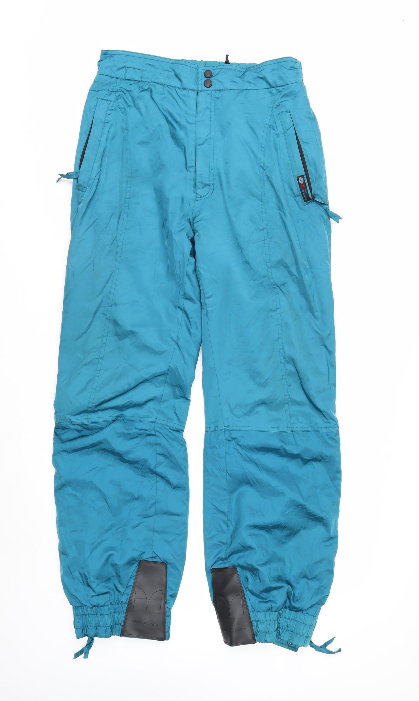 Couloir Womens Blue Snow Pants Size 12 Insulated Waterproof Ski Trousers