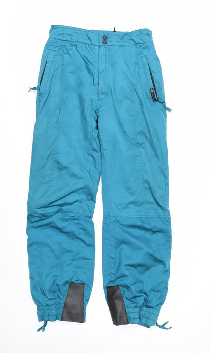 Couloir Womens Blue Snow Pants Size 12 Insulated Waterproof Ski Trousers