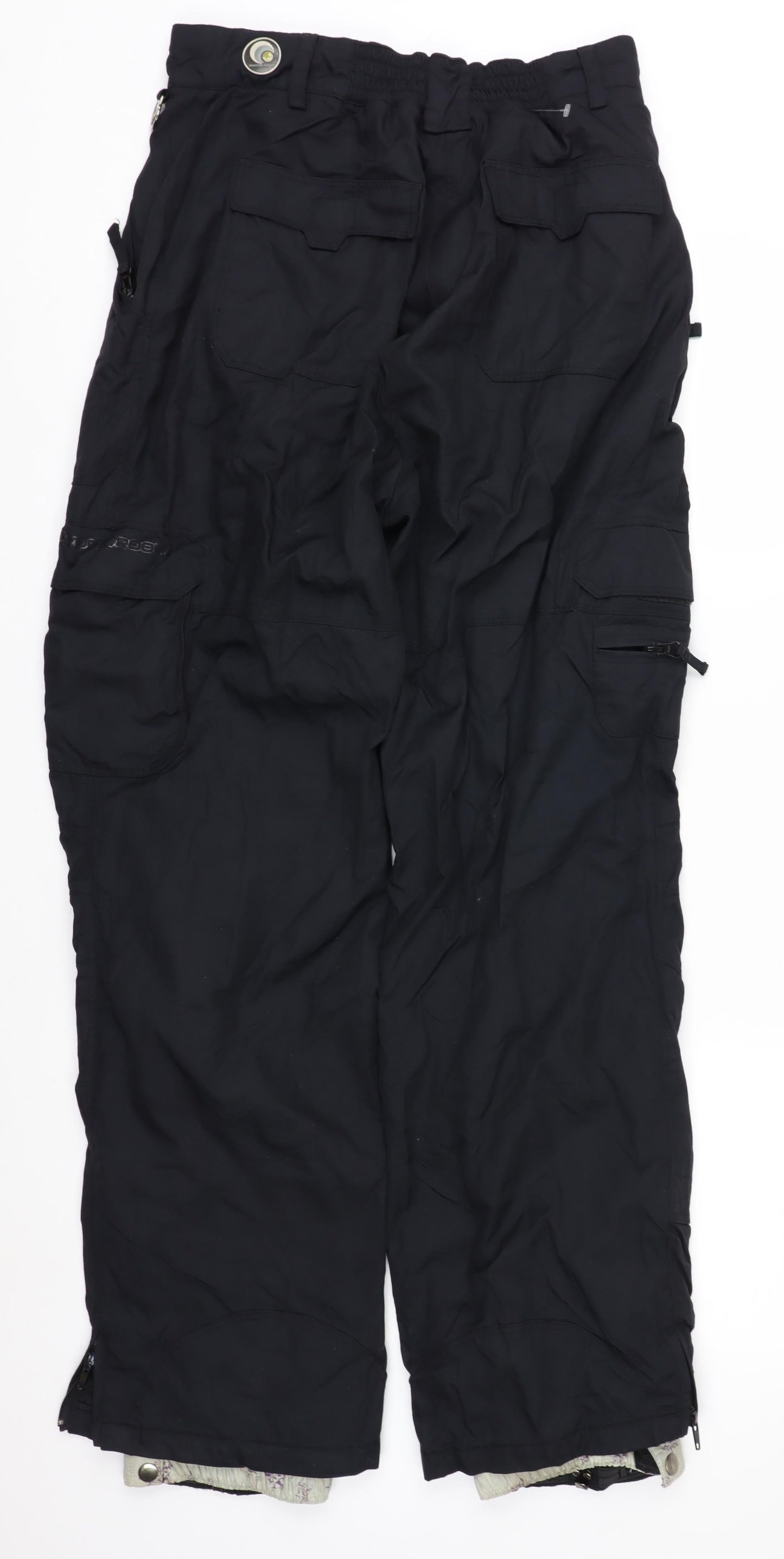 Powder Room Women's Black M Snow Pants Waterproof Insulated Winter Trousers