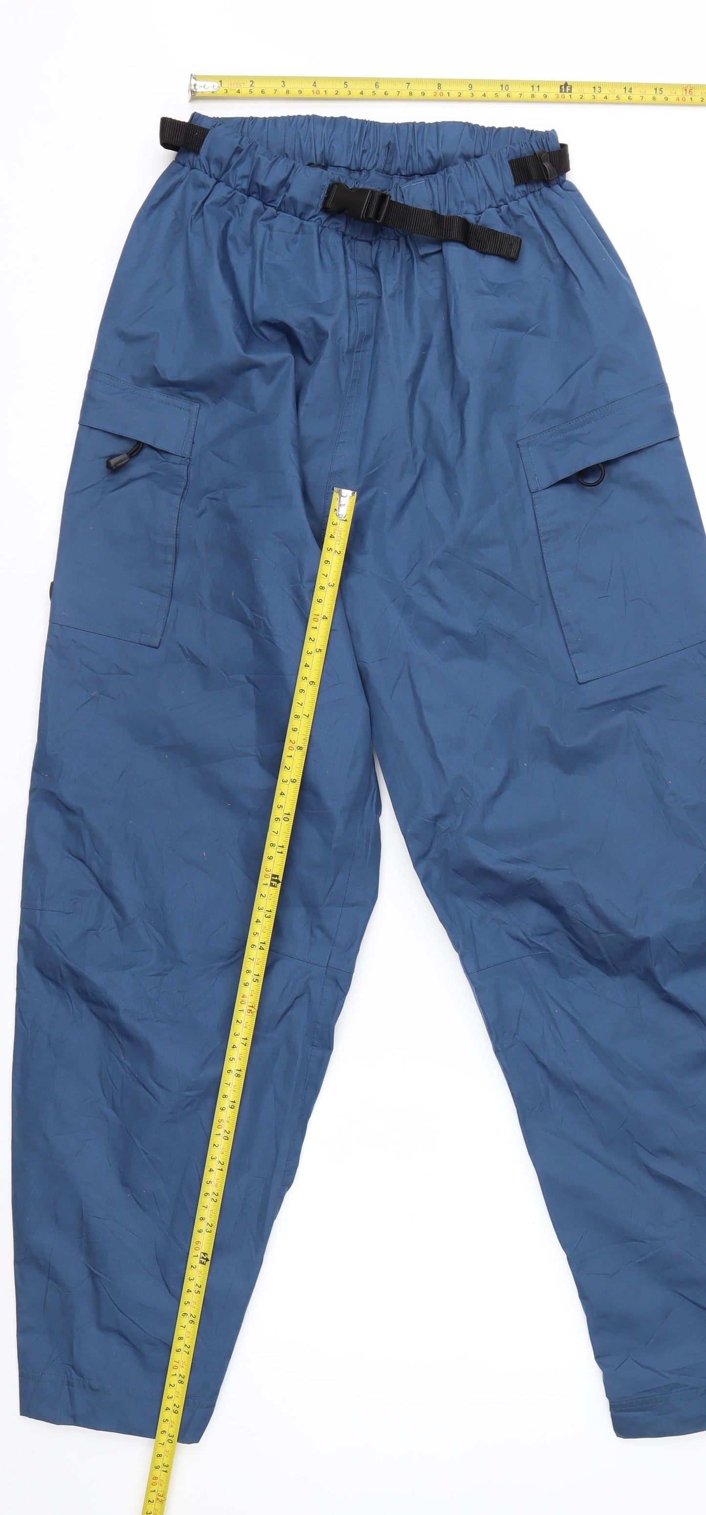 Wetskins Men's Blue Waterproof Rain Trousers M Regular Fit Outdoor Hiking