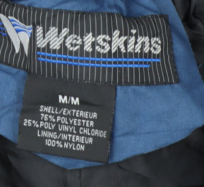 Wetskins Men's Blue Waterproof Rain Trousers M Regular Fit Outdoor Hiking