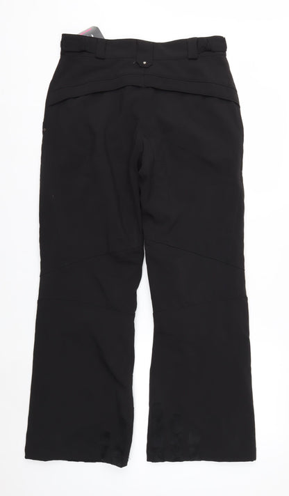 CB Sports Women's Black Softshell Snow Pants Size M Winter Ski Trousers