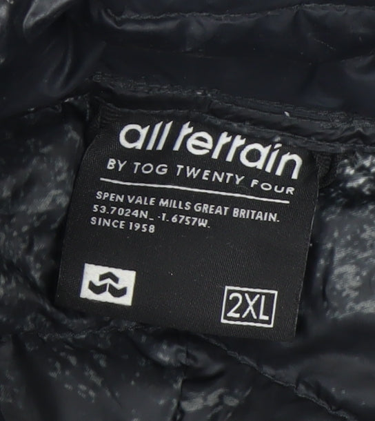 All Terrain by Tog Twenty Four Men's Black 2XL Down Puffer Waistcoat