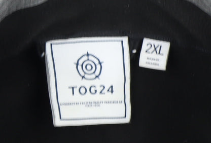 TOG24 Men's Grey 2XL Softshell Jacket Water Resistant Outdoor