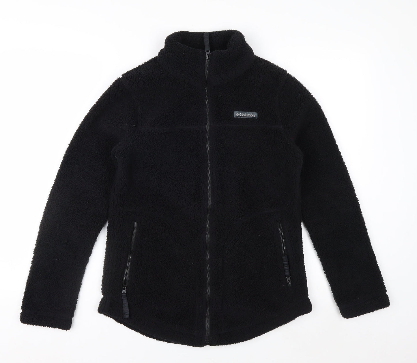 Columbia Womens Black Fleece Full Zip Jacket XS
