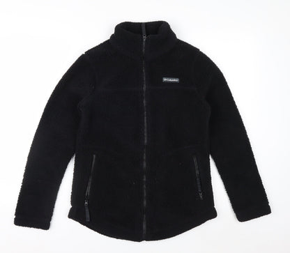 Columbia Womens Black Fleece Full Zip Jacket XS