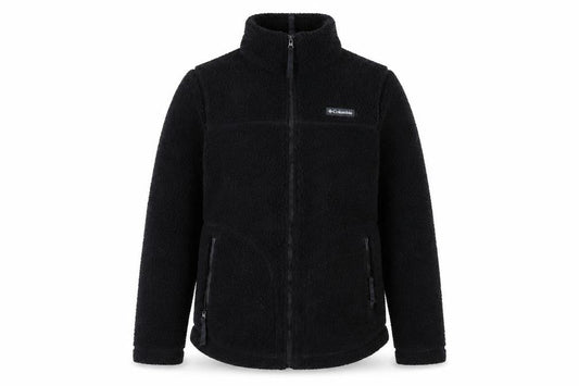 Columbia Womens Black Fleece Full Zip Jacket XS