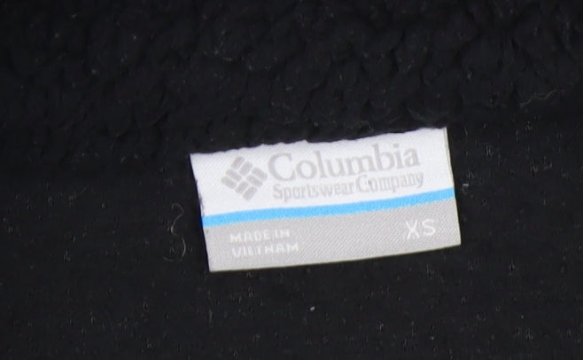 Columbia Womens Black Fleece Full Zip Jacket XS