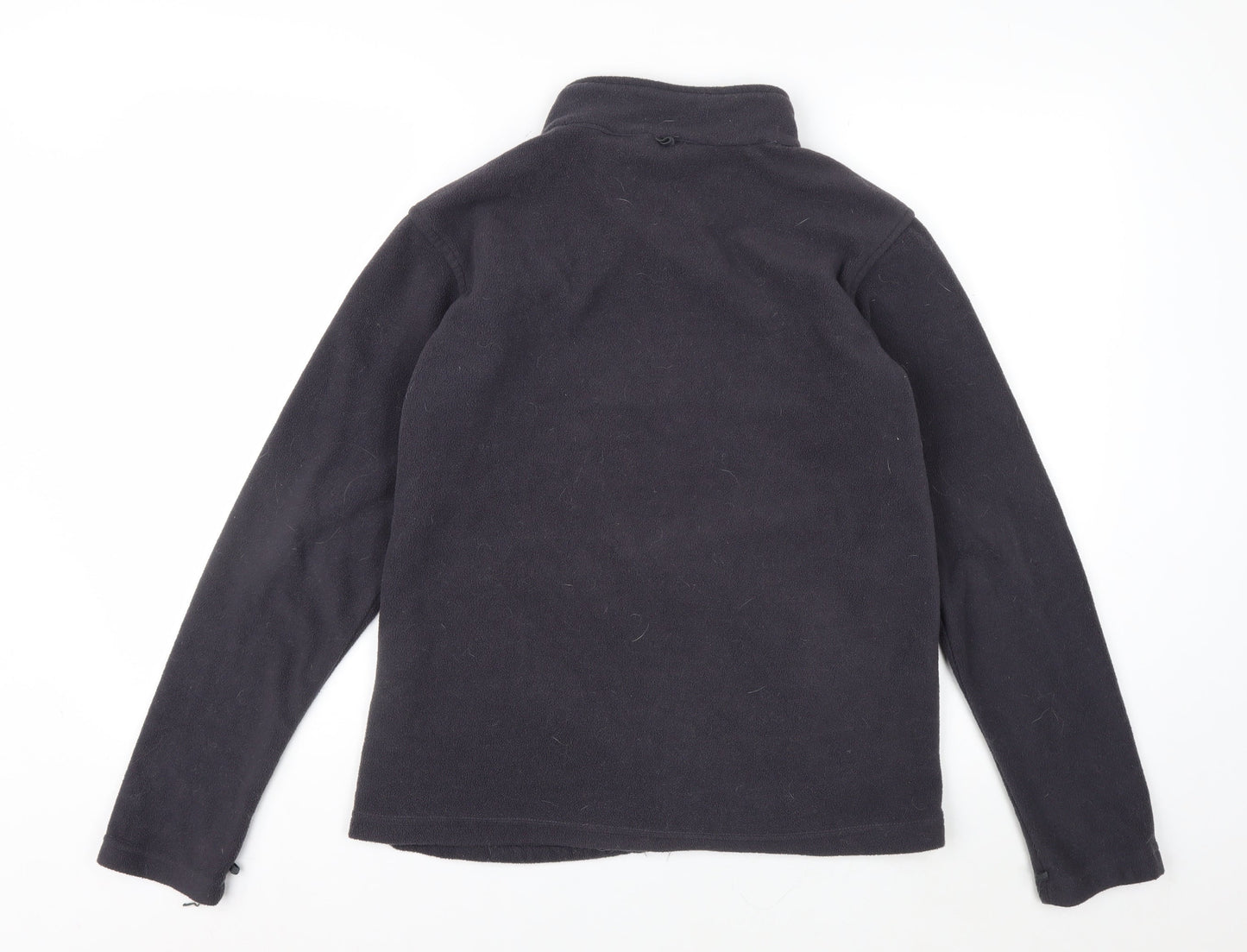Regatta Boys Black Fleece Full Zip Outdoor Jacket 16 Years