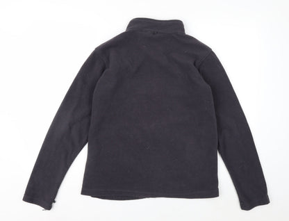 Regatta Boys Black Fleece Full Zip Outdoor Jacket 16 Years