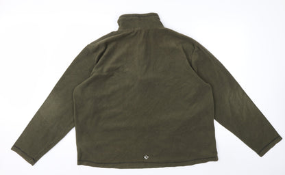 Regatta Men’s Green 2XL Fleece Pullover Sweatshirt Outdoor Zip
