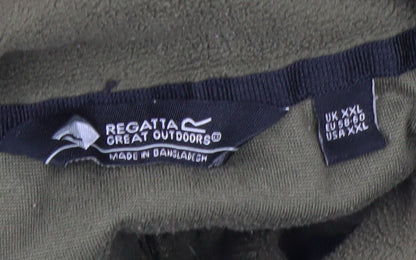 Regatta Men’s Green 2XL Fleece Pullover Sweatshirt Outdoor Zip
