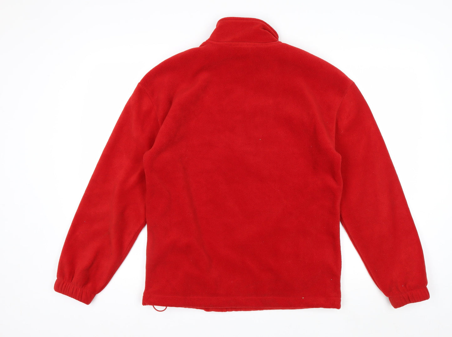 Jem City Men's Red Fleece 1/4 Zip Pullover Sweatshirt Small