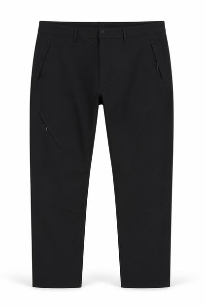 EASY Men’s Black Tapered Fit 40S Smart Trousers